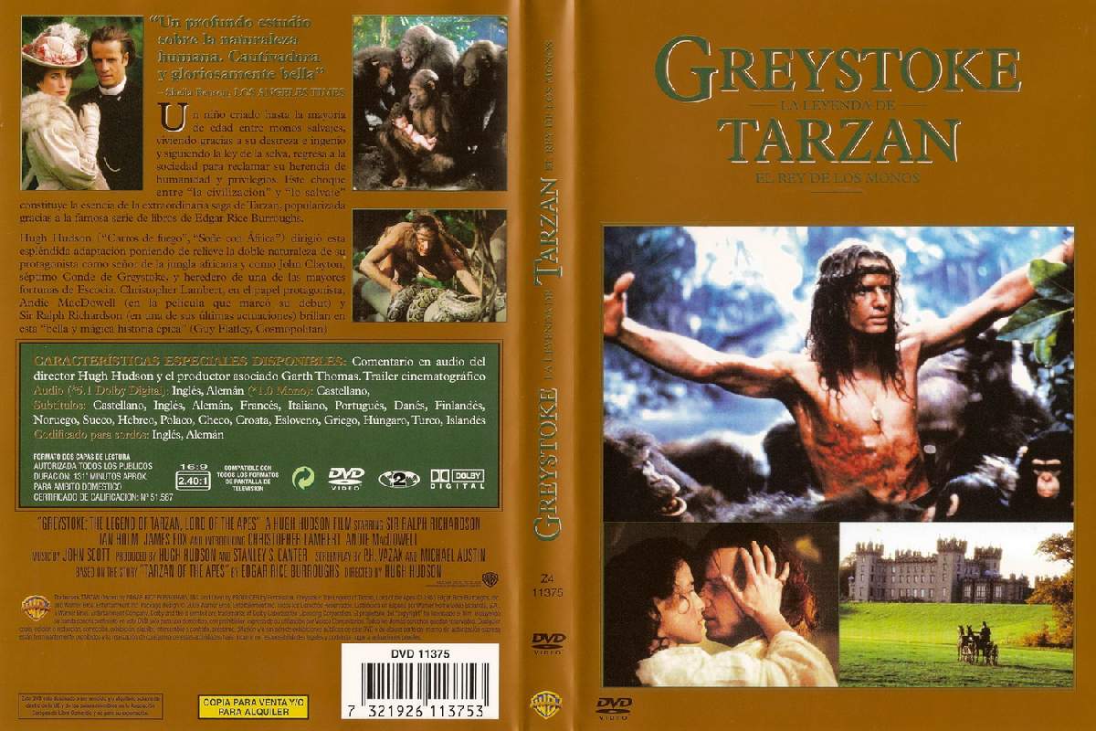 Christopher Lambert como Tarzan