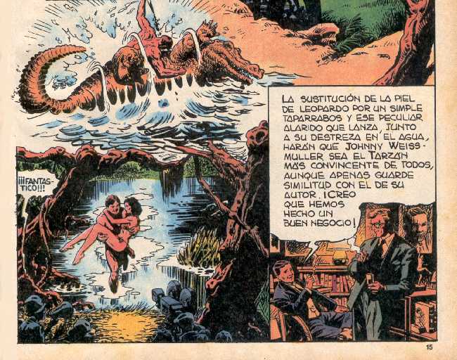 BIOGRAFIA EN COMIC DE JOHNNY WEISSMULLER