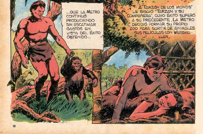 BIOGRAFIA EN COMIC DE JOHNNY WEISSMULLER