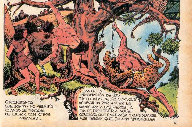 BIOGRAFIA EN COMIC DE JOHNNY WEISSMULLER