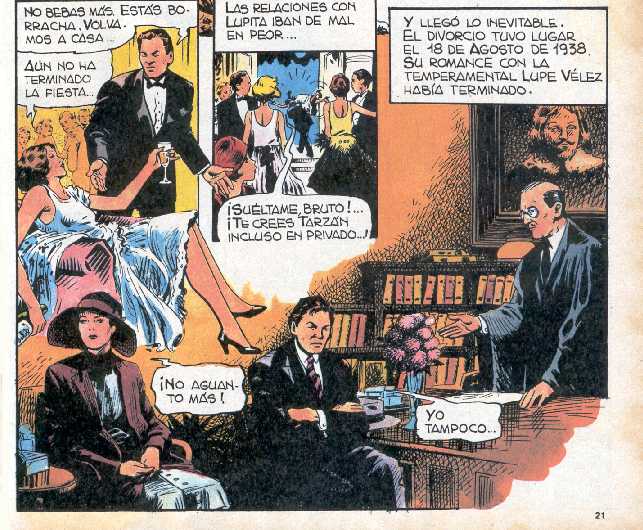 BIOGRAFIA EN COMIC DE JOHNNY WEISSMULLER