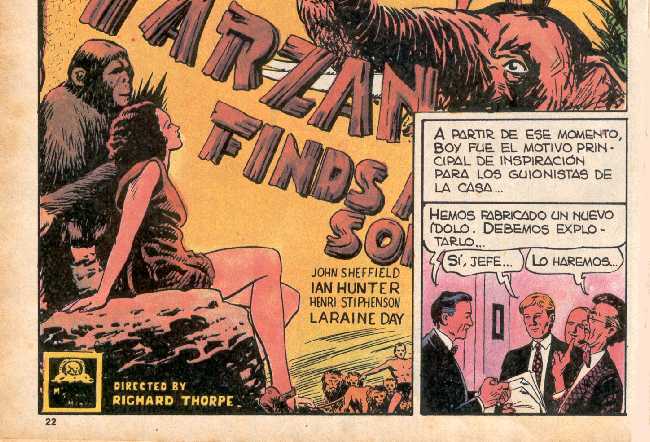 BIOGRAFIA EN COMIC DE JOHNNY WEISSMULLER