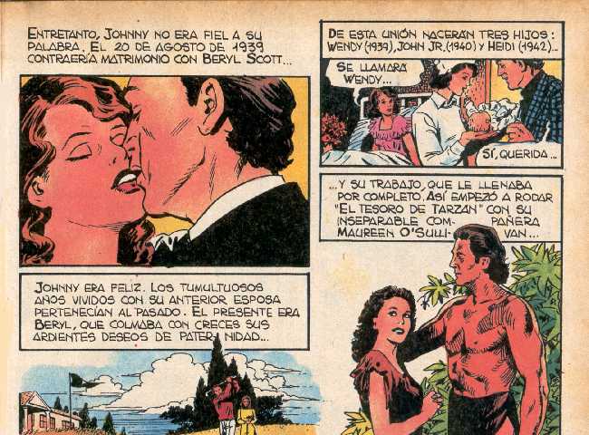 BIOGRAFIA EN COMIC DE JOHNNY WEISSMULLER