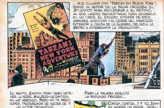 BIOGRAFIA EN COMIC DE JOHNNY WEISSMULLER