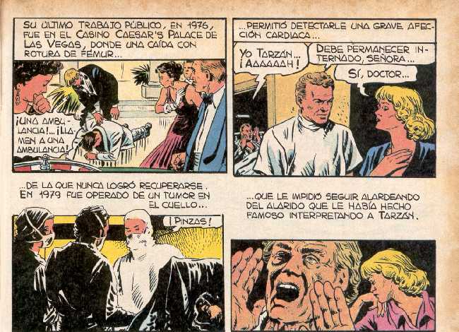 BIOGRAFIA EN COMIC DE JOHNNY WEISSMULLER