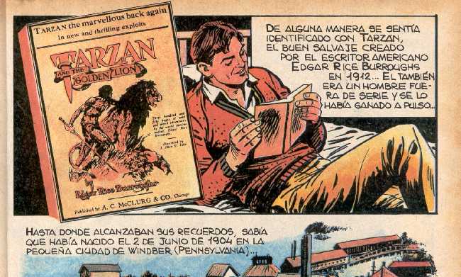 BIOGRAFIA EN COMIC DE JOHNNY WEISSMULLER
